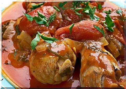 chicken cacciatore