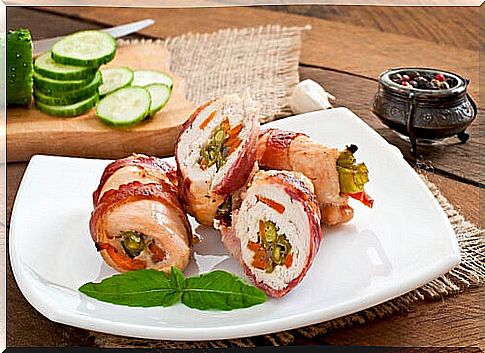 stuffed chicken rolls