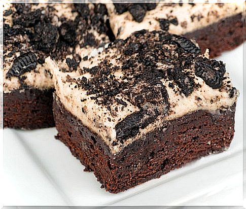 Chocolate and oreo pudding