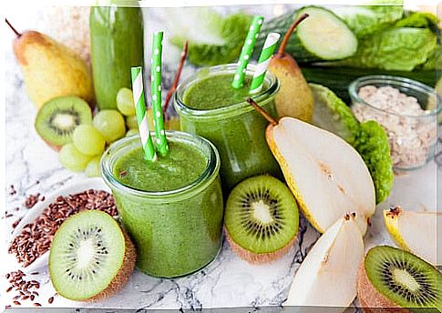 Pear, kiwi and maca