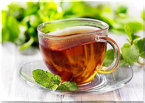 Peppermint tea