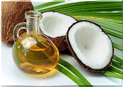 To improve the frizziness of your hair, coconut oil can be effective.