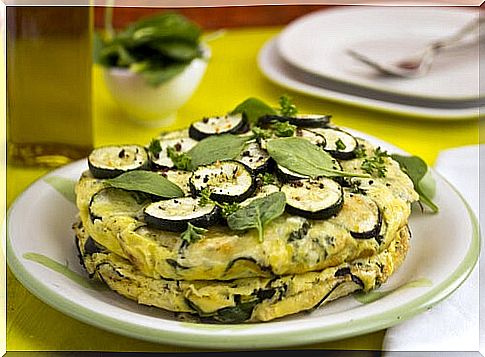 Zucchini Omelet