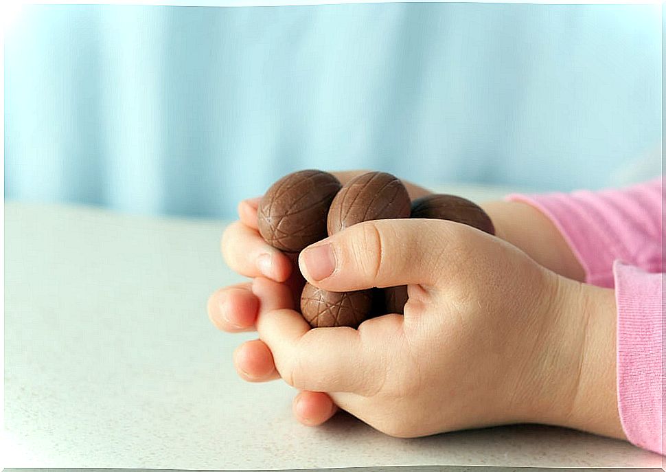 Reward a child with chocolate.