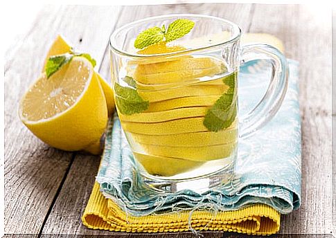 Drink warm water with lemon